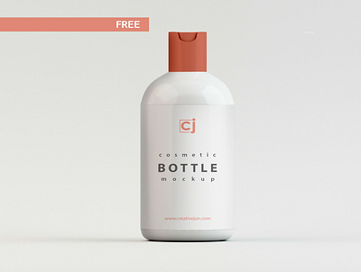 Free Cosmetic Bottle Mockup 3d design 3d model 3d product design 3ds max branding creative dribbble flat free freebie latest mock up mockup mockup design mockup psd photoshop