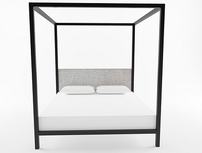 3D Bed 3d 3d bed 3d mockup 3d model 3d product design 3ds max 3dsmax bed creative dribbble flat latest photoshop
