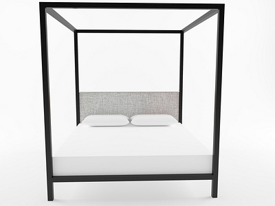 3D Bed 3d 3d bed 3d mockup 3d model 3d product design 3ds max 3dsmax bed creative dribbble flat latest photoshop