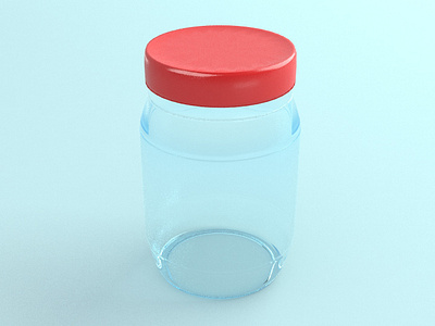 3D Transparent Jar