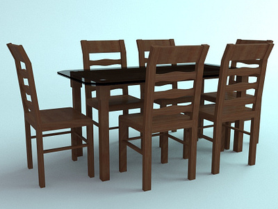 3d Dining Table 3d 3d product design 3ds max 3dsmax branding chair colors creative design dining dining table dribbble flat image latest table velvet wood wooden