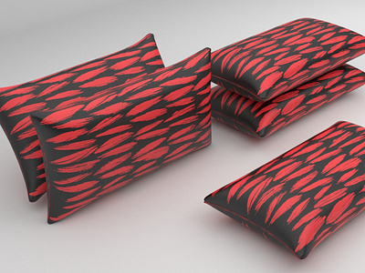 3D Pillow 3d 3d product design 3ds max 3dscene 3dsmax branding colors creative design dribbble flat graphic image latest photoshop