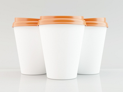 3D Paper coffe cup