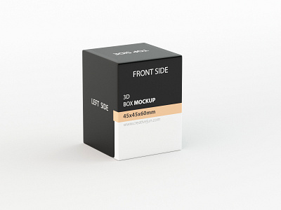 3D product Box Mockup