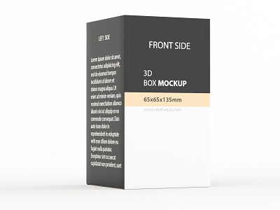 3D Box mockup