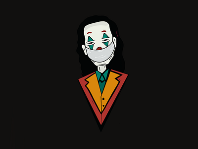 The Joker in Quarantine advertising design branding character doodle graphic graphic design illustration minimal typography vector visual