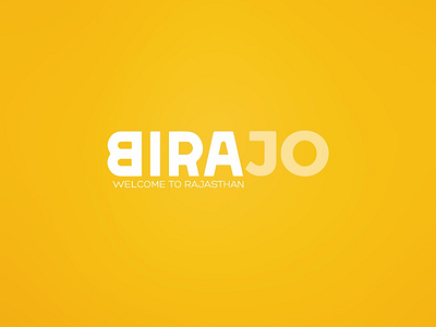 Birajo! Welcoming Bira in Rajasthan illustration minimal uiux
