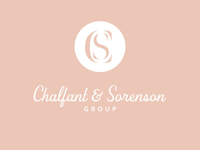 Chalfant & Sorenson Concept branding design lettermark logo design real estate