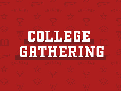 College Gathering Graphics branding design icon logo design typography vector