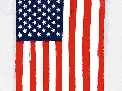 Illustrated USA Flag america american digital illustrated painting patriotic usa usa flag