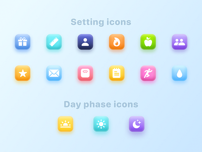 Icons for Open Plate app