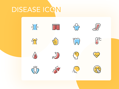 疾病icon 图标
