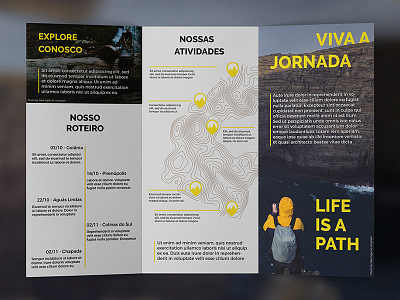 TRAILLER trifold brochure branding brochure graphic design trifold