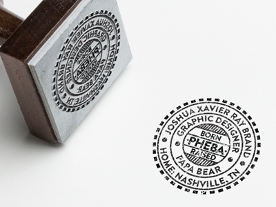 Stamp branding design graphic