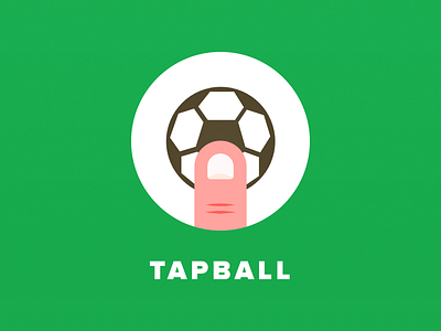 Tapball Logo ball finger football tapball