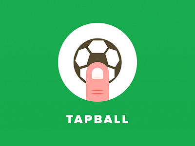 Tapball Logo ball finger football tapball