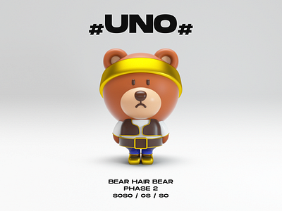 C4D UNO bear