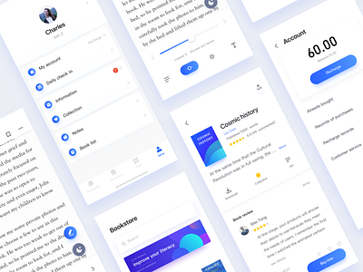 Reading class app by ZhaoWei on Dribbble