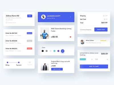 Ecommerce App card app ui ux