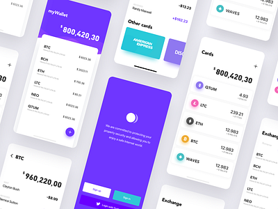 Finance App2 app design ui ux