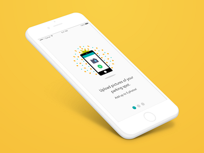 Onboarding screen 1 app app design design illustration parking parking app photoshop react sketch