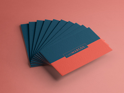 CafeMarcos branding businesscards cafe colour duotone light logo print restaurant