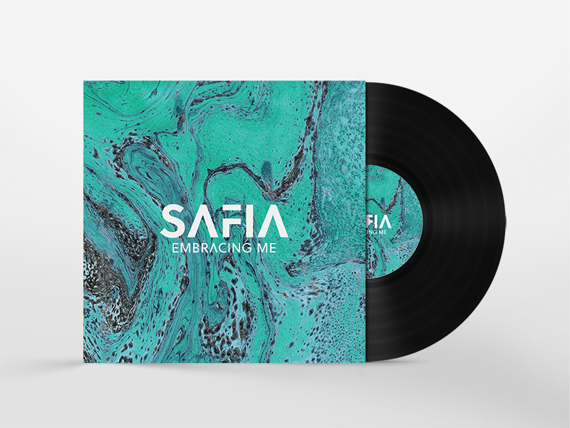 Safia Album concept abstract colour marble disc vinyl record cover music album
