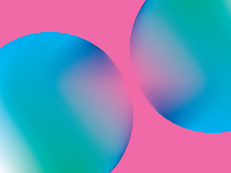 Colour Exploration #1 illustrator blue green pink light sphere circle exploration experiment gradient colour