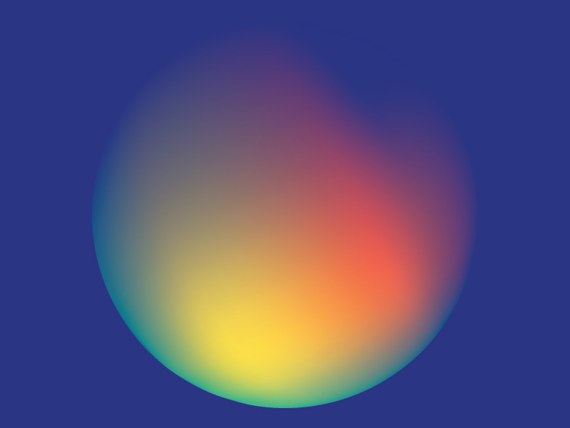 Colour Exploration #2 red illustrator blue green pink light sphere circle exploration experiment gradient colour