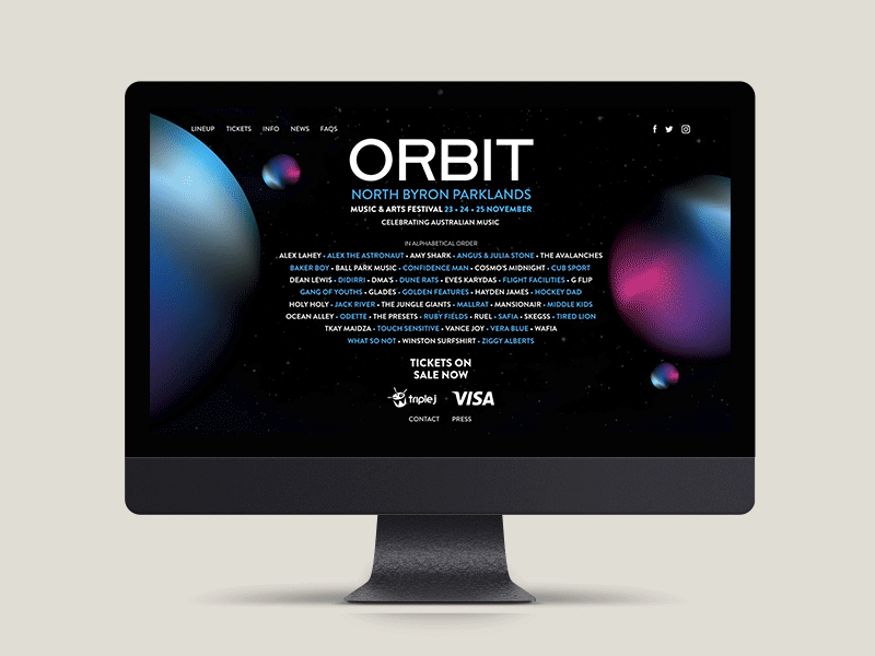 Orbit Home Page - Loading