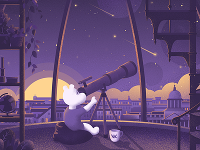 Spotty character debut dog first illustration space telescope