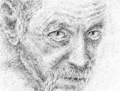 Eyes of wisdom black and white eyes graphite drawing hand drawn illustration portrait portrait art