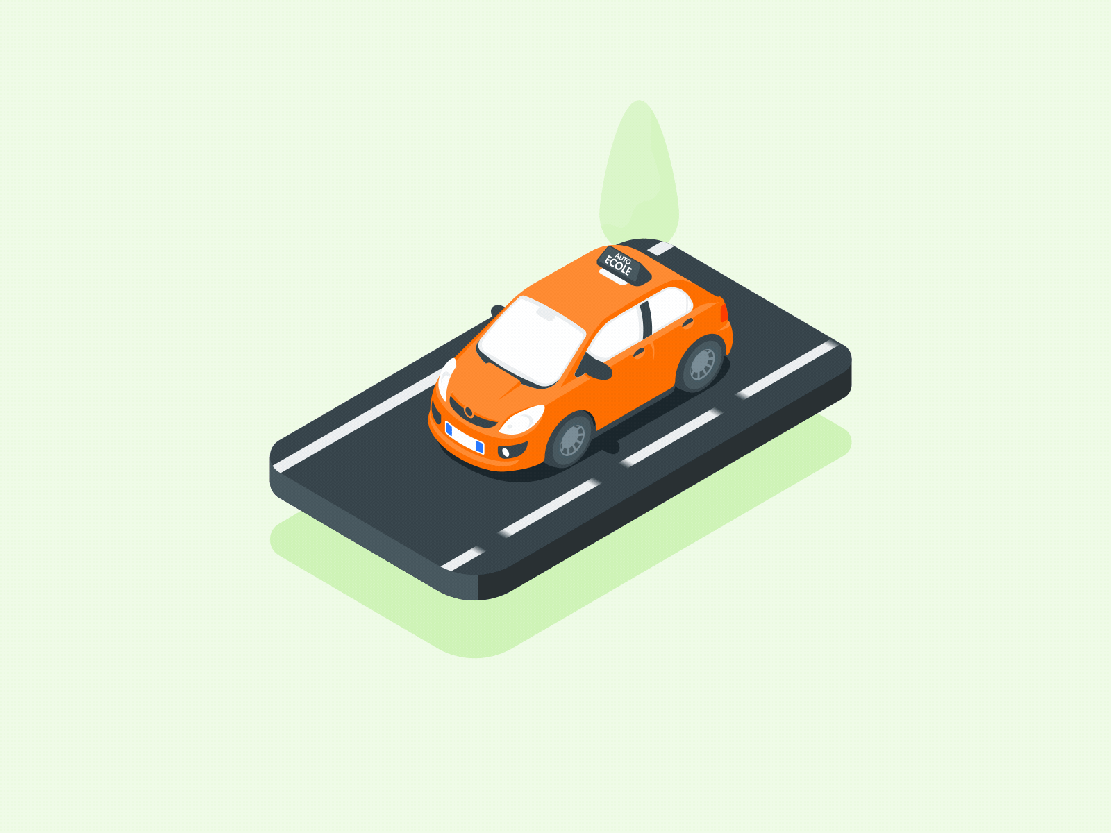 Car loop after effects car illustration motion road