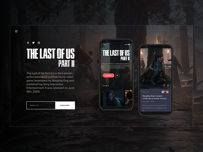 The Last of Us 2 - Mobile UI