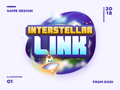 INTERSTELLAR LINK⚡️ android app application branding drawing game icon illustration ios iphone logo