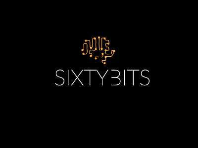 SIXTYBITS neuroscience and psychology logo brain business consulting logo mind neuro psychology science training