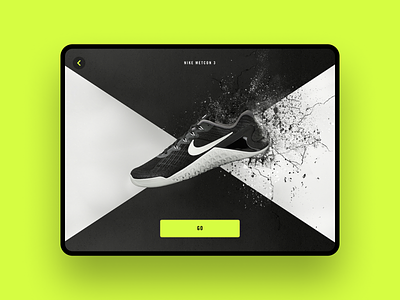 Shoe Selection — Nike Metcon 3 app exercise mobile nike shoe tablet tablet app tablet design ui ux workout