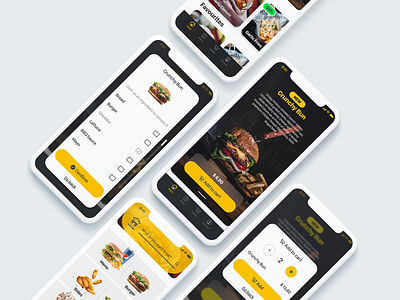 Burger House | Branding & UI/UX Design advertising android app branding ios logo logotype material ui user experience user inteface ux