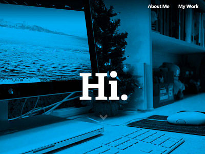 Northleft blue desktop homepage mac splash