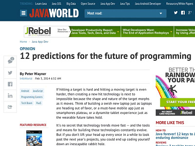 IDG Javaworld article blue java red sharing white
