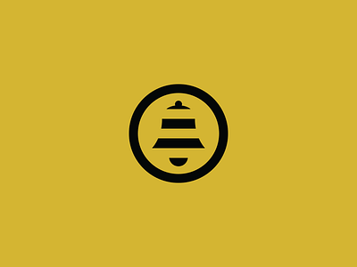 Sketch bell icon stripes