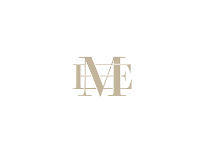 EM Monogram brandmark logo monogram surveyor