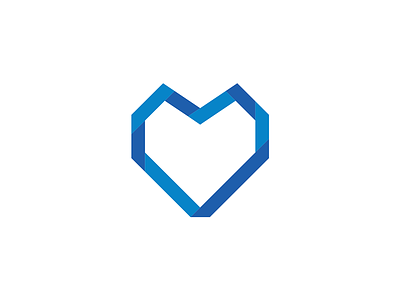 Heart Icon brandmark heart logo wrapping