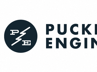 Puckett Engineering WIP 4 futura icon logo mark