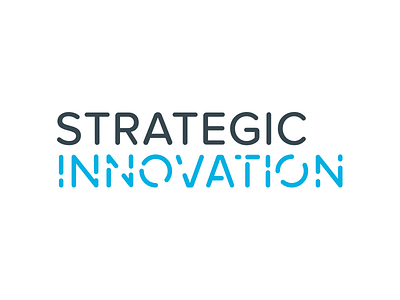 Strategic Innovation Logo logo proxima nova soft wordmark