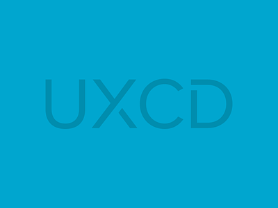 UXCD logo proxima nova wordmark