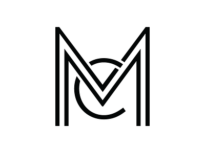 MC icon landmark logo mark monogram