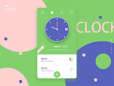 clock ui