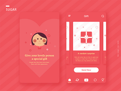 Gift app ui