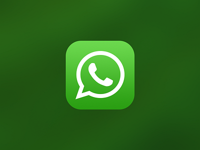 WhatsApp app apple green icon ios ios7 iphone ui whatsapp white